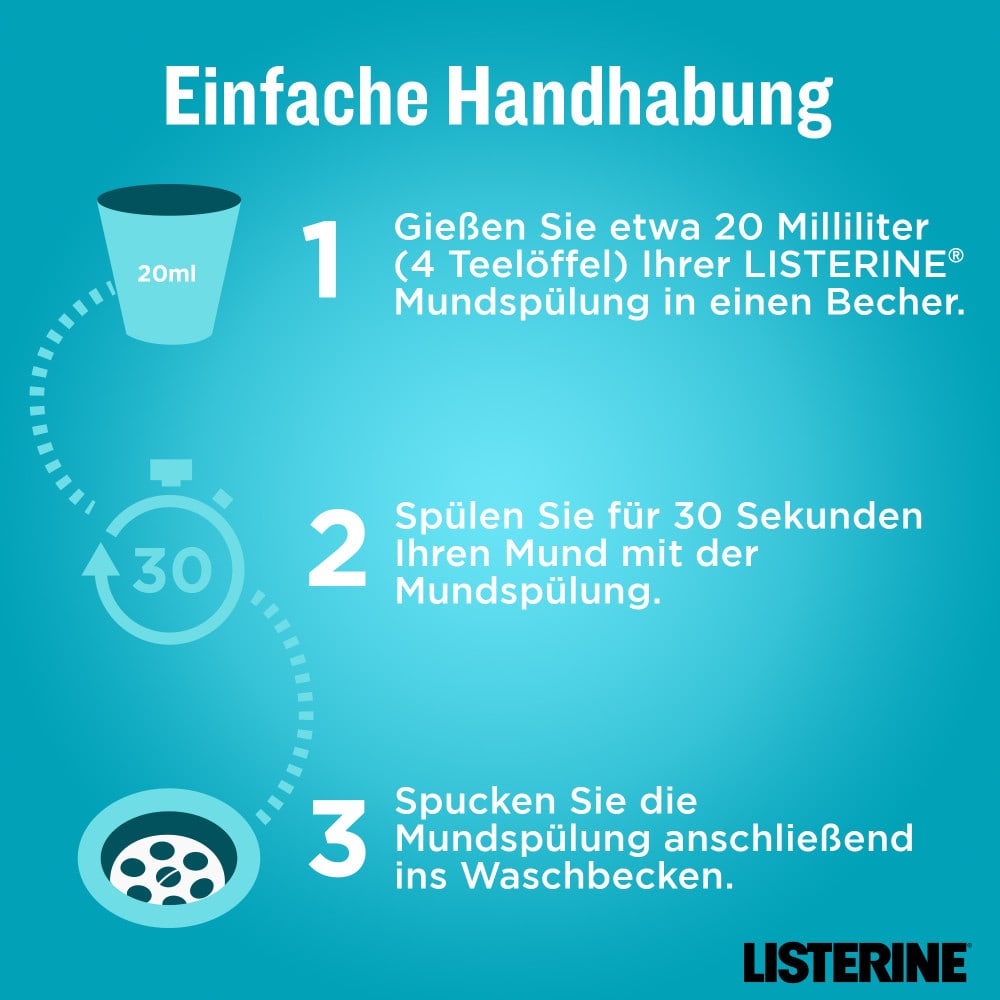 LISTERINE Cool Mint 1 Liter 1 l Lösung