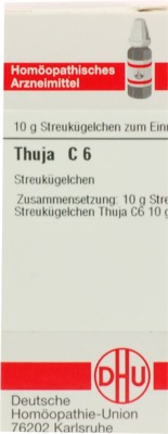 THUJA C 6 Globuli 10 g Globuli