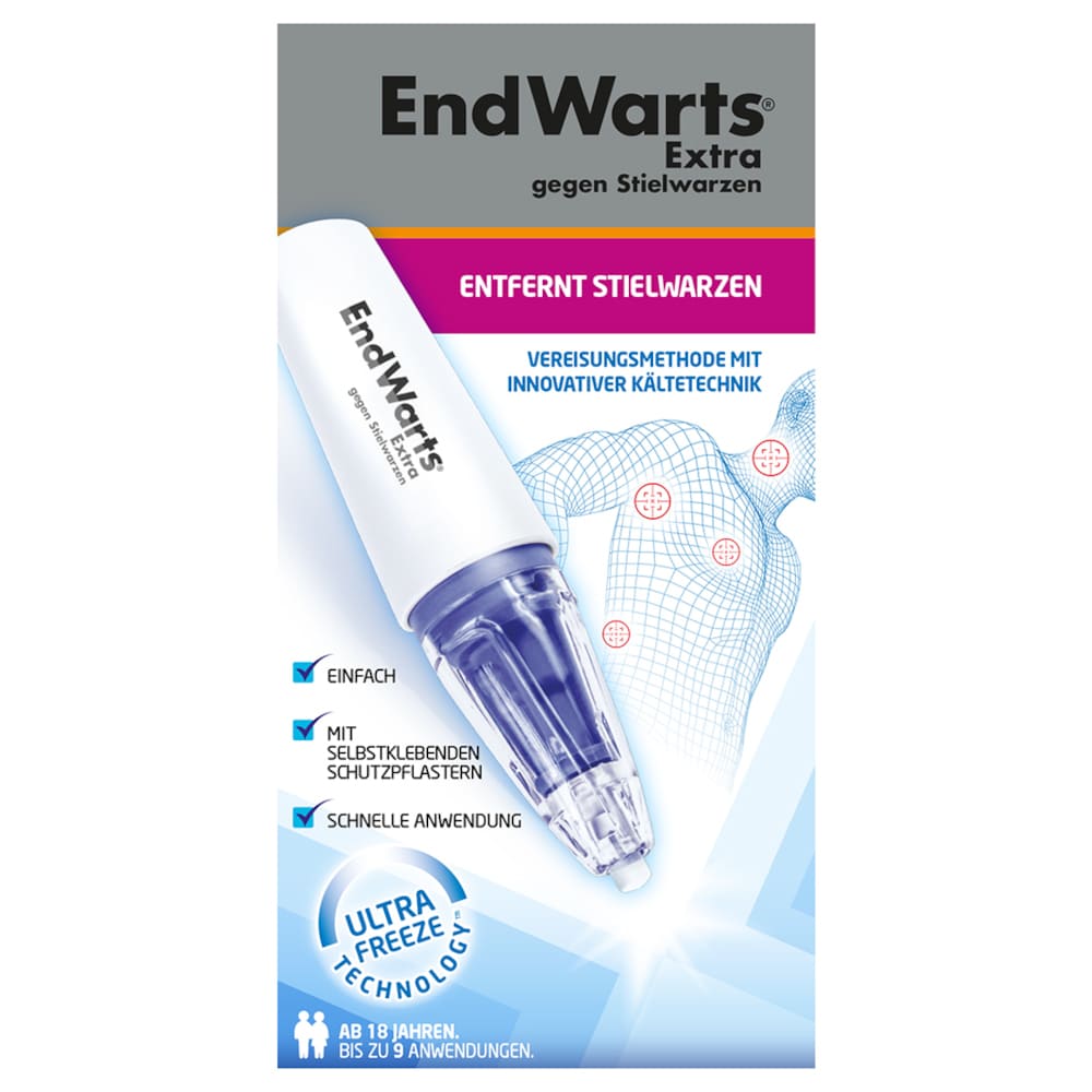 EndWarts Extra gegen Stielwarzen 14.3 g Spray