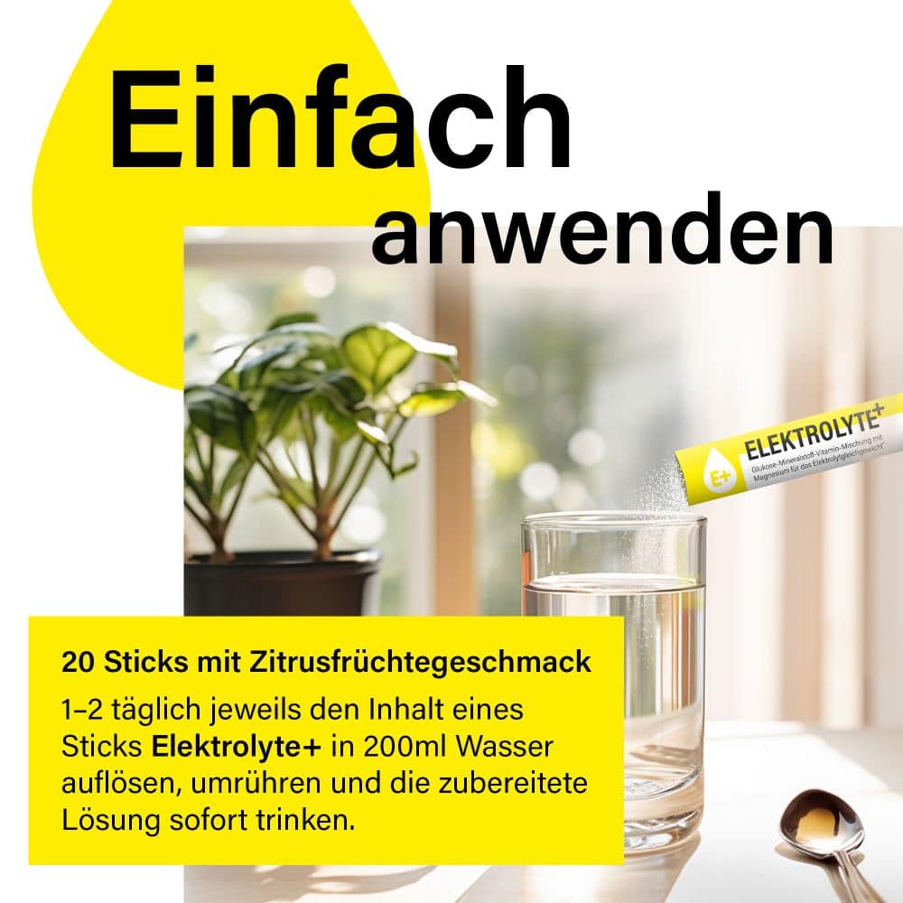 ELEKTROLYTE+ Sticks 20 St Granulat zur Herstellung einer Suspension zum Einnehmen