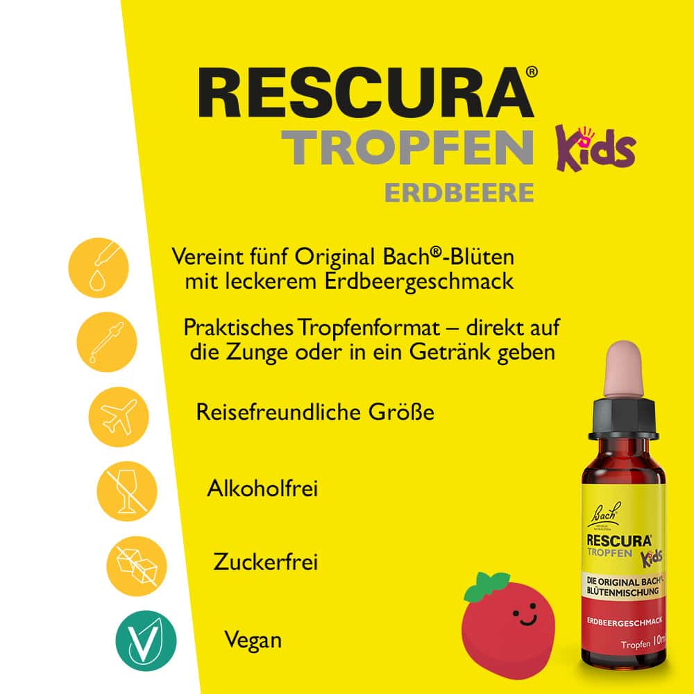 Bach RESCURA ORIGINAL Kids ERDBEER 10 ml Tropfen