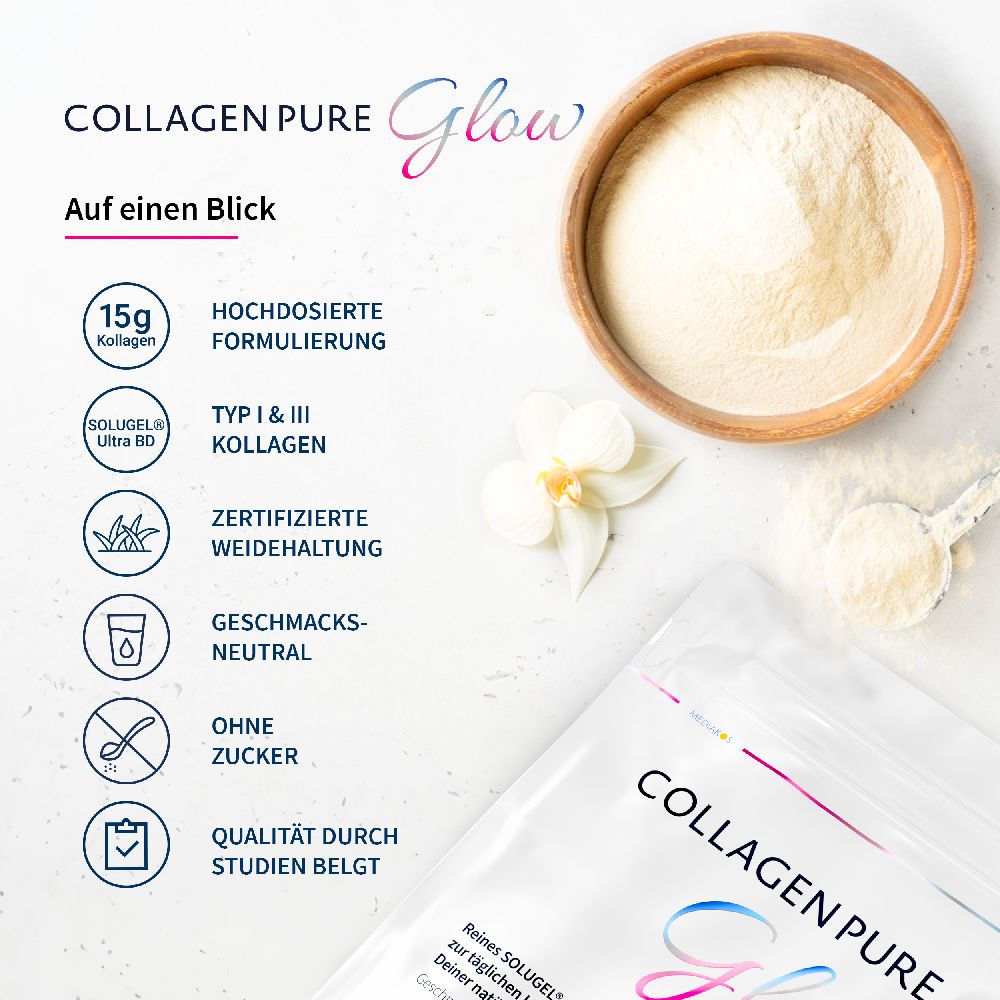 COLLAGEN PURE Glow 500 g Pulver