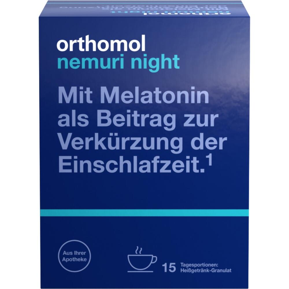 orthomol nemuri night 15X10 g Granulat