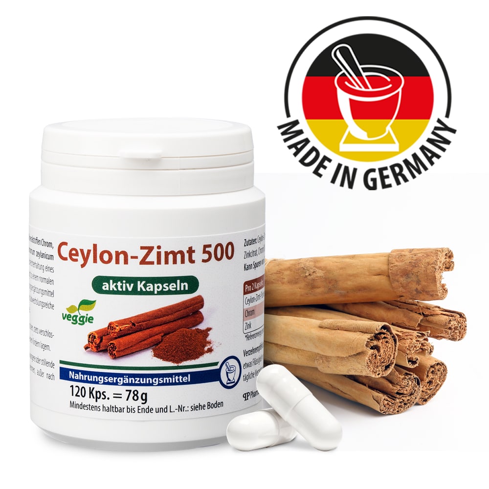 Ceylon-zimt 500 Aktiv Kapseln 120 St Kapseln