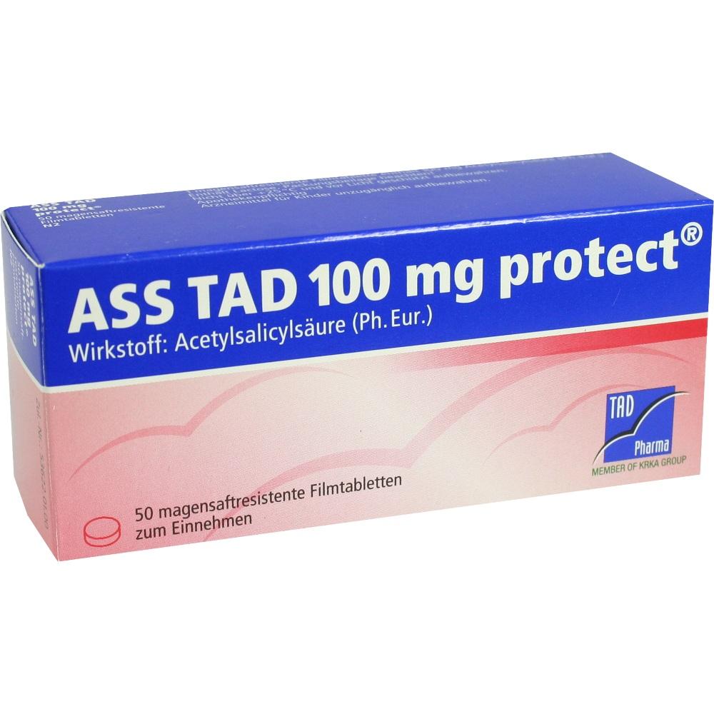 ASS TAD 100mg protect 50 St Filmtabletten magensaftresistent