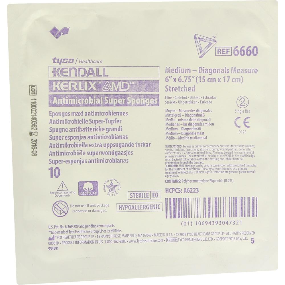 KERLIX AMD Superschwamm medium 15x17 cm 10 St Schwämme