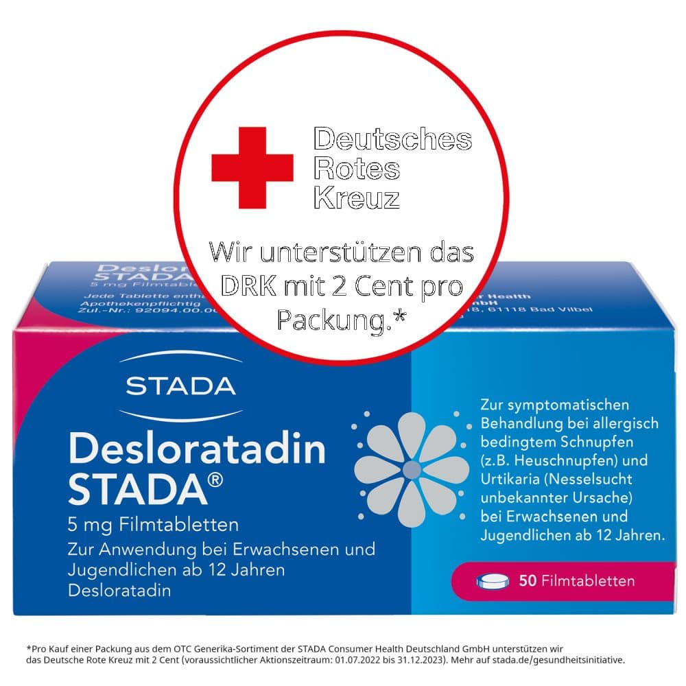 Desloratadin STADA 5mg  50 St Filmtabletten