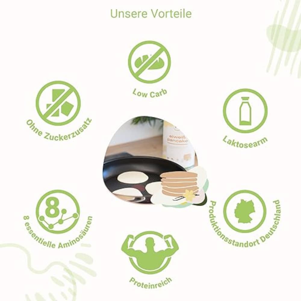for you eiweiß pancake Vanille 600 g Pulver