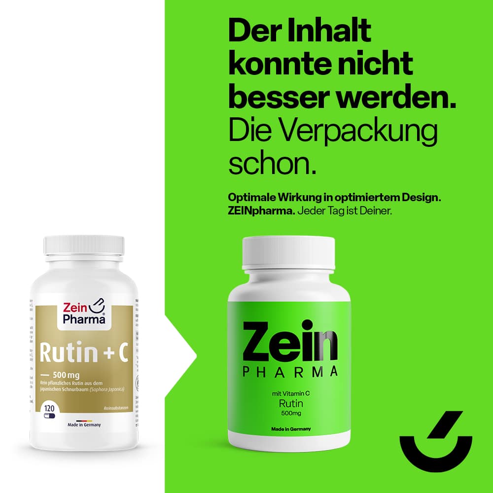 Zein Pharma Rutin + C - 500mg 120 St Kapseln