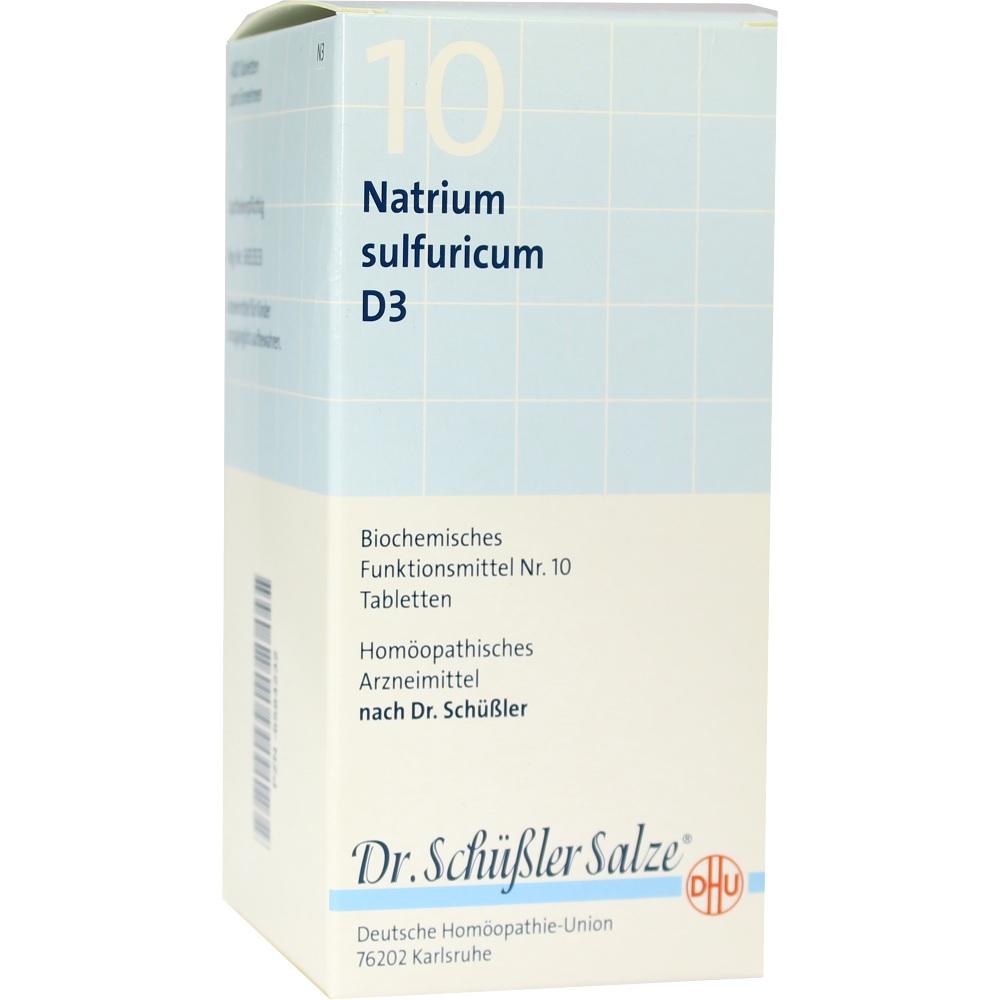 BIOCHEMIE DHU 10 Natrium sulfuricum D 3 Tabletten 420 St Tabletten