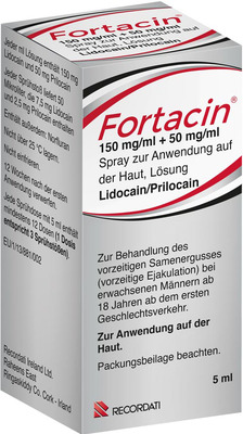 Fortacin 150 mg/ml + 50 mg/ml 5 ml Spray