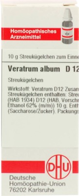 VERATRUM ALBUM D 12 Globuli 10 g Globuli