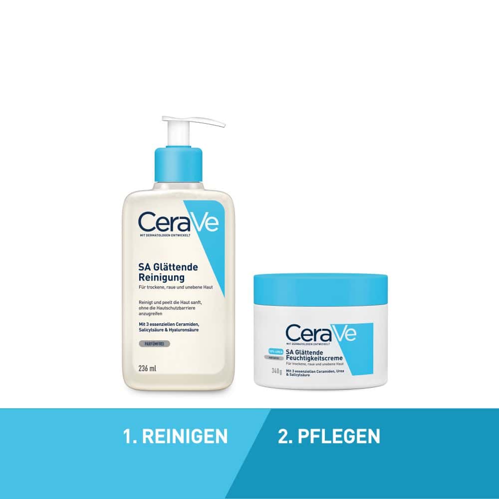 CeraVe SA Urea Glättende Feuchtigkeitscreme 340 g Creme