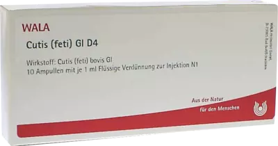 Cutis (feti) Gl D4 Ampullen 10X1 ml Ampullen
