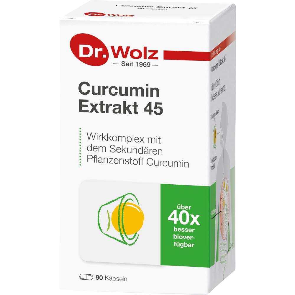 Dr. Wolz Curcumin Extrakt 45 90 St Kapseln