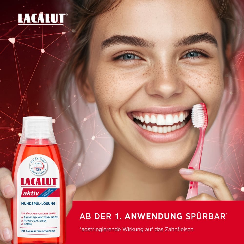 LACALUT aktiv Mundspül-Lösung 300 ml Lösung