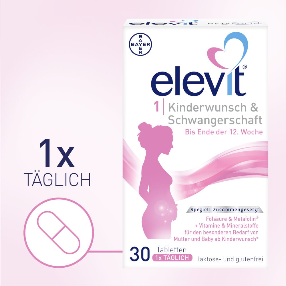 elevit 1 Kinderwunsch & Schwangerschaft 30 St Tabletten