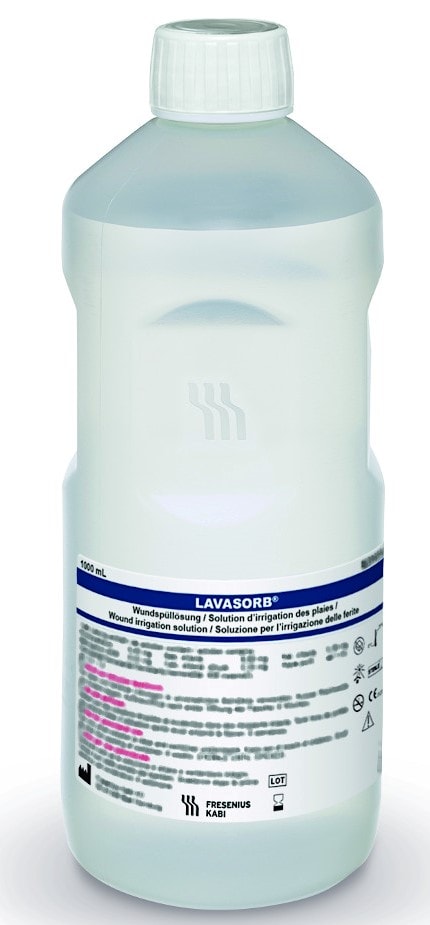 LAVASORB Wundspüllösung 9X1000 ml Spüllösung