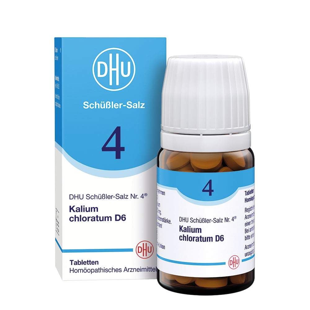 DHU Schüßler-Salz Nr. 4 Kalium chloratum D6  80 St Tabletten