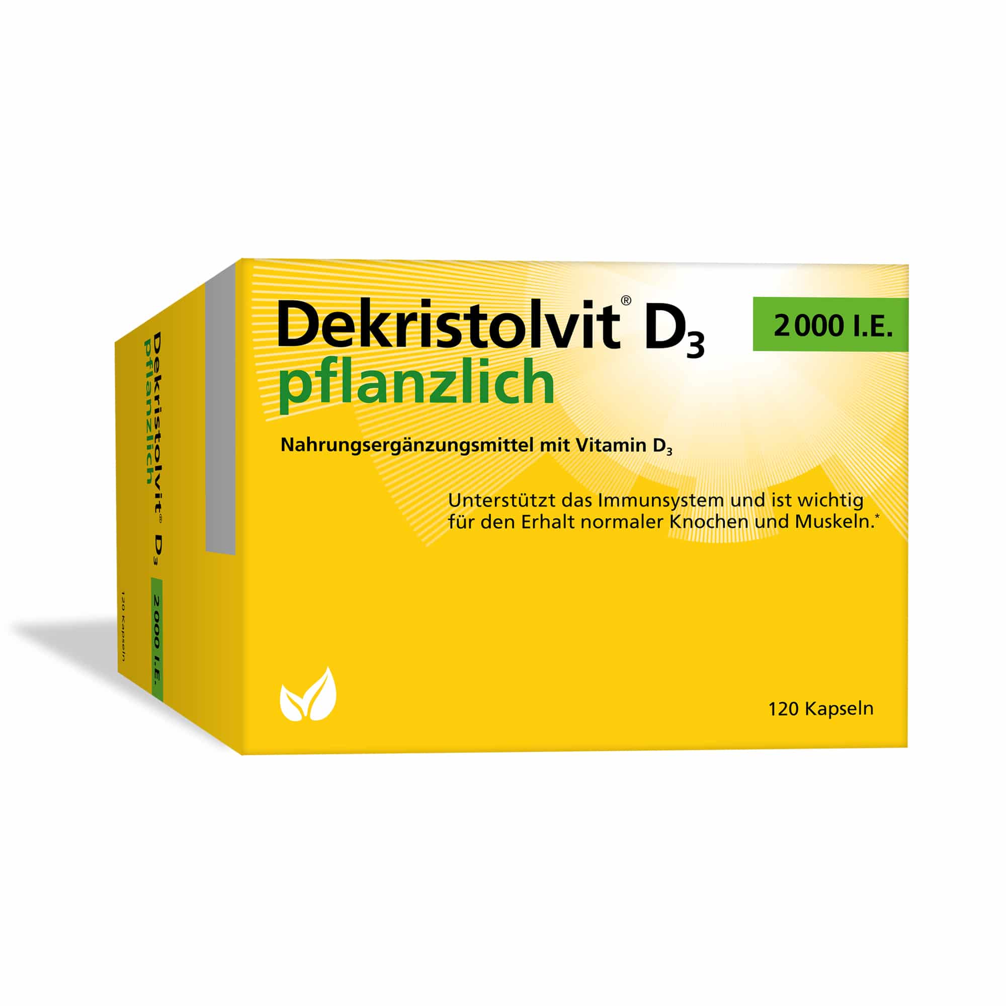 Dekristolvit D3 2000.I.E. pflanzlich 120 St Kapseln