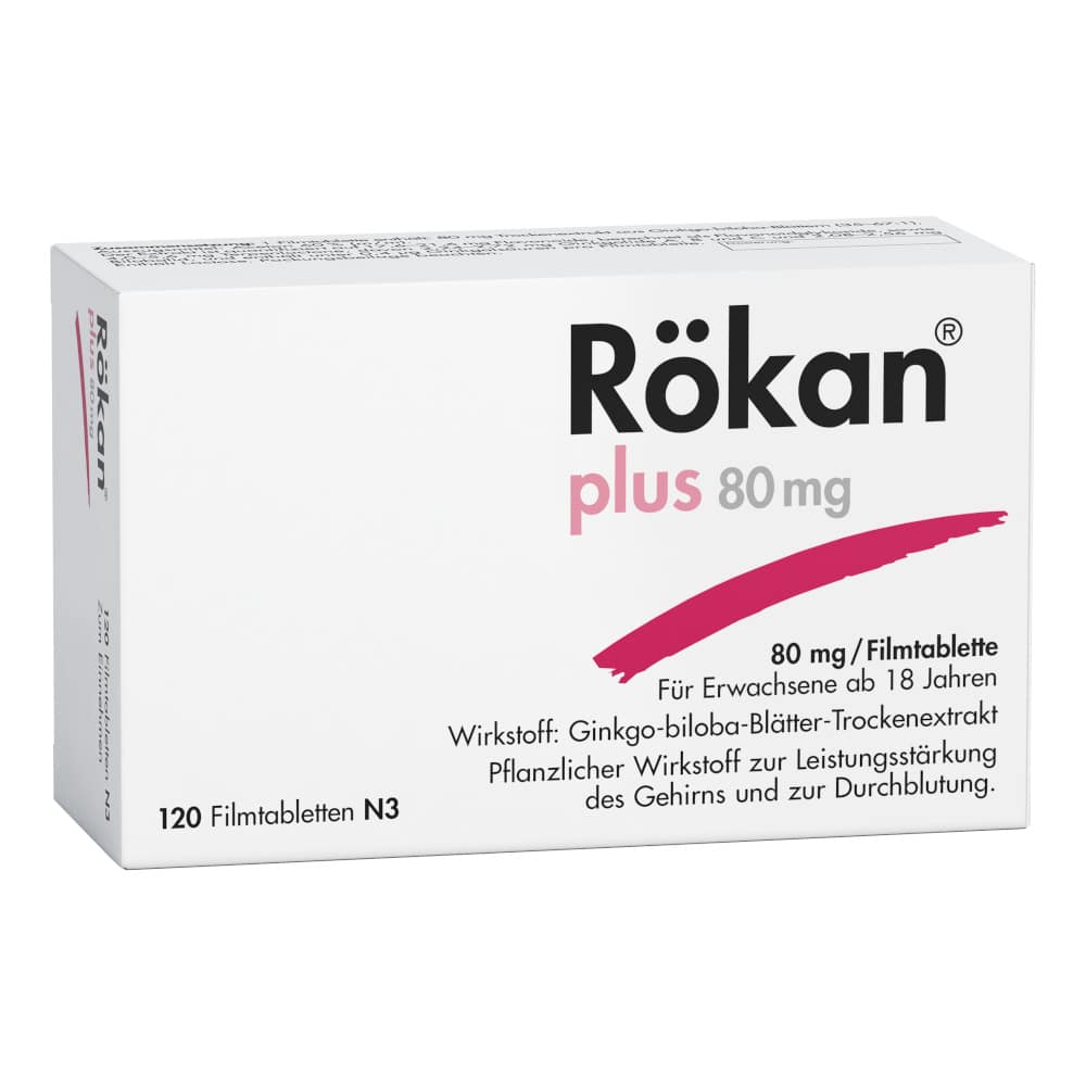 Rökan plus 80mg 120 St Filmtabletten