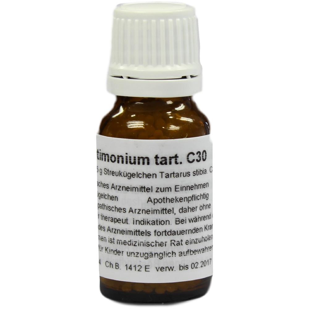 ANTIMONIUM TARTARICUM C 30 15 g Globuli