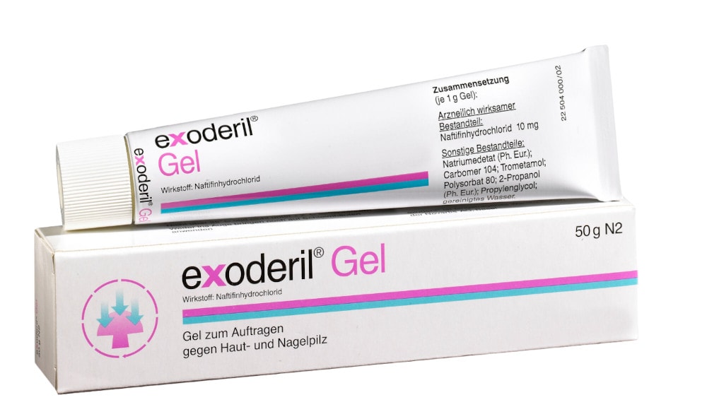 exoderil Gel bei Fuß- &amp; Nagelpilz 50 g Gel
