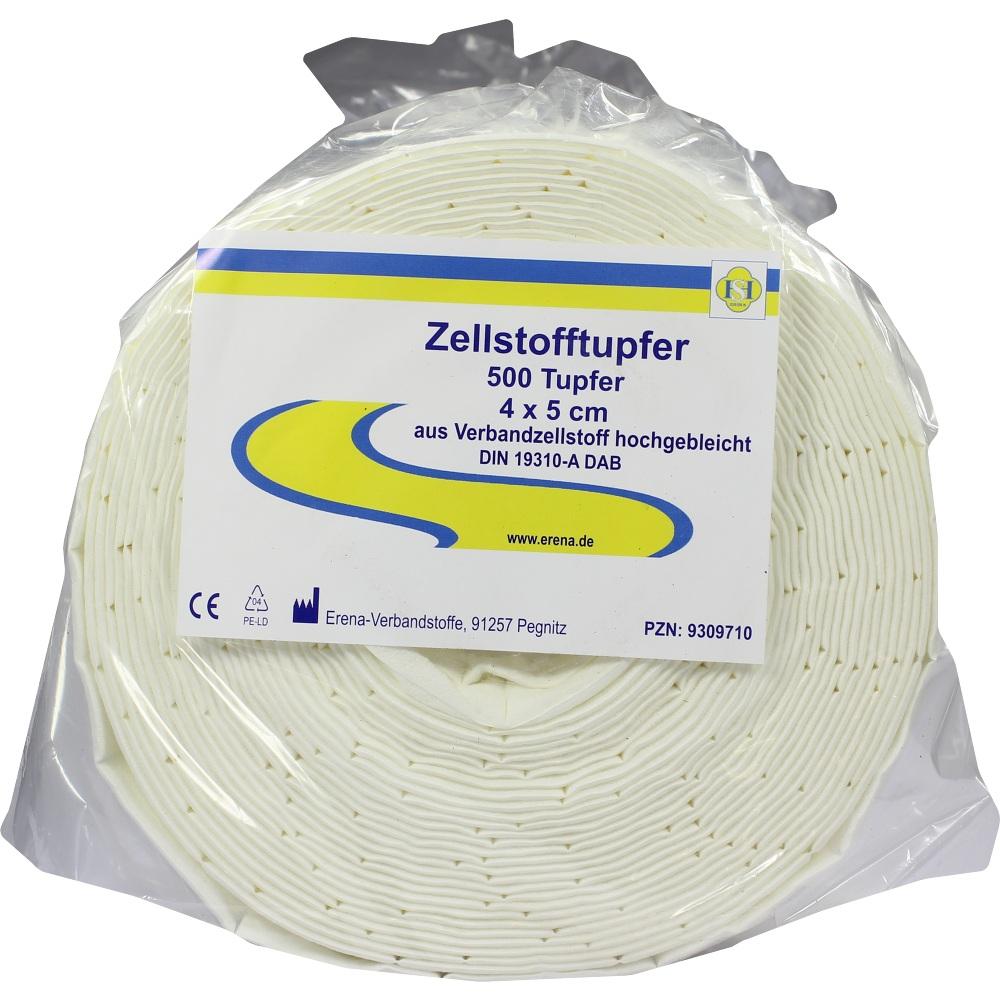 ERENA Zellstofftupfer 4x5 cm 500 St Tupfer