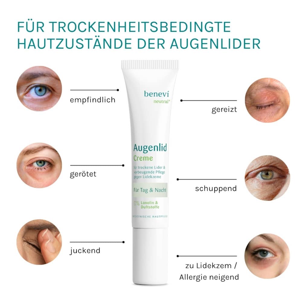 BENEVI Neutral Augenlid-Creme 15 ml Creme BENEVI Neutral Augenlid-Creme 15 ml Creme