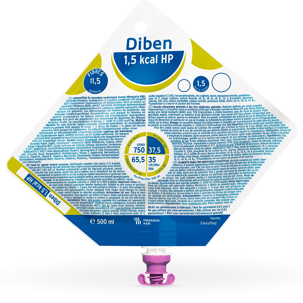 DIBEN 1.5 kcal HP flüssig 15X500 ml Flüssigkeit