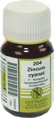 ZINCUM CYANATUM F Komplex Nr.204 Tabletten 120 St Tabletten