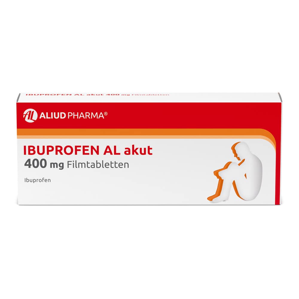 Ibuprofen AL akut 400 mg Filmtabletten bei akuten Schmerzen