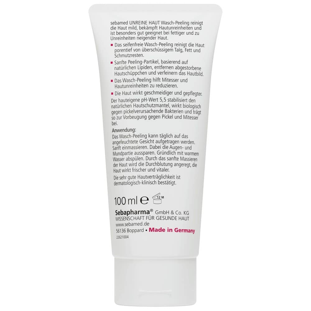 SEBAMED UNREINE HAUT Wasch-Peeling 100 ml Tube