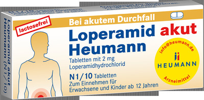 Loperamid akut Heumann 10 St Tabletten