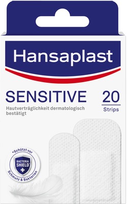 Hansaplast SENSITIVE 20 Strips 20 St Pflaster