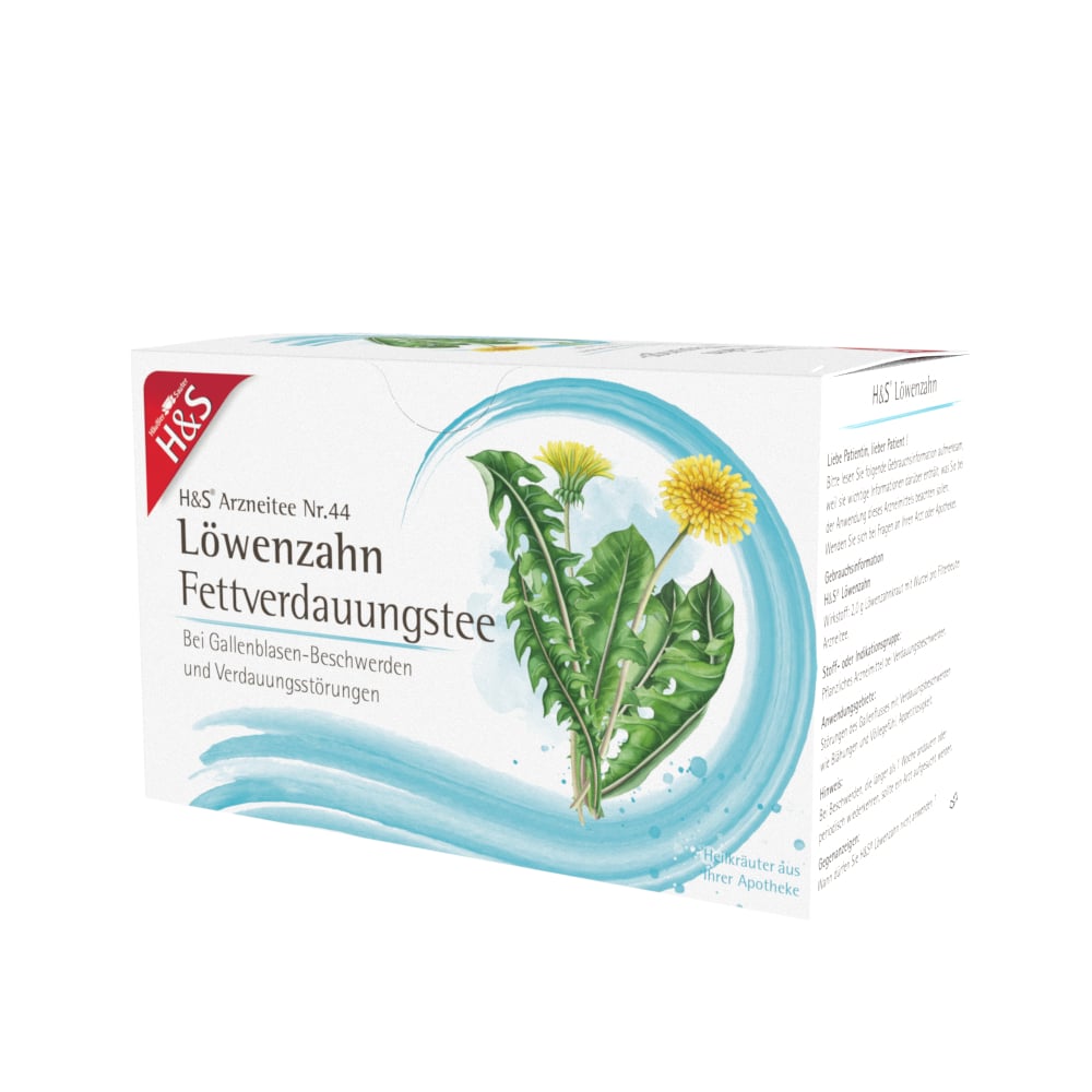 H&S Arzneitee Löwenzahn  20X2.0 g Filterbeutel