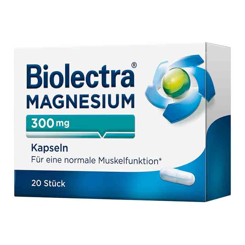 Biolectra MAGNESIUM 300mg  20 St Kapseln