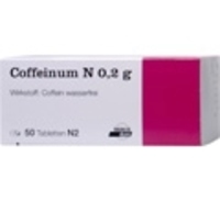 Coffeinum N 0,2g 50 St Tabletten