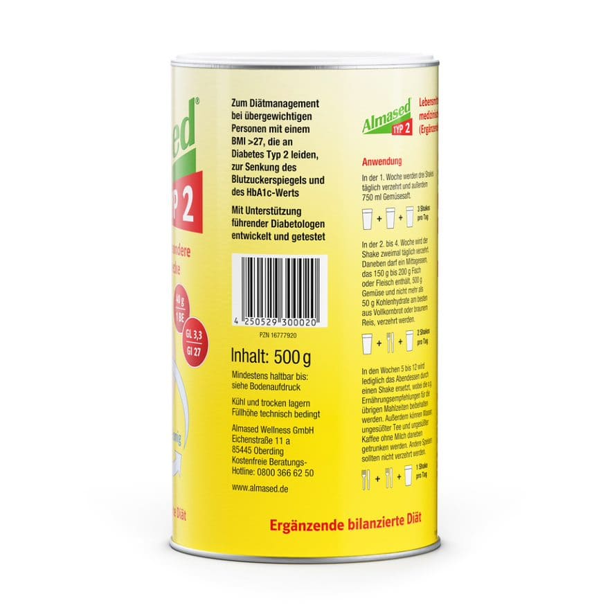 Almased TYP 2 500 g Pulver