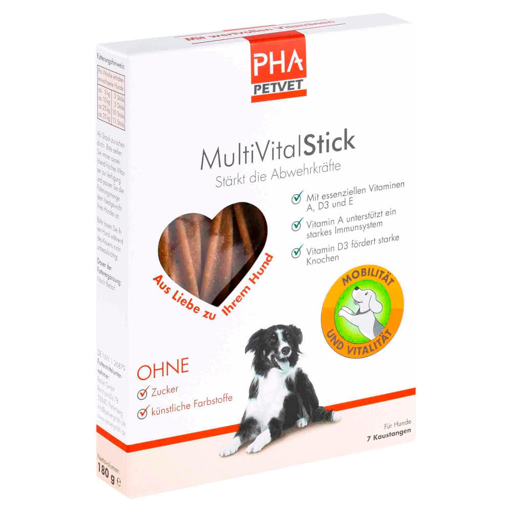 PHA MultiVitalStick für Hunde 7 St Kaudragees