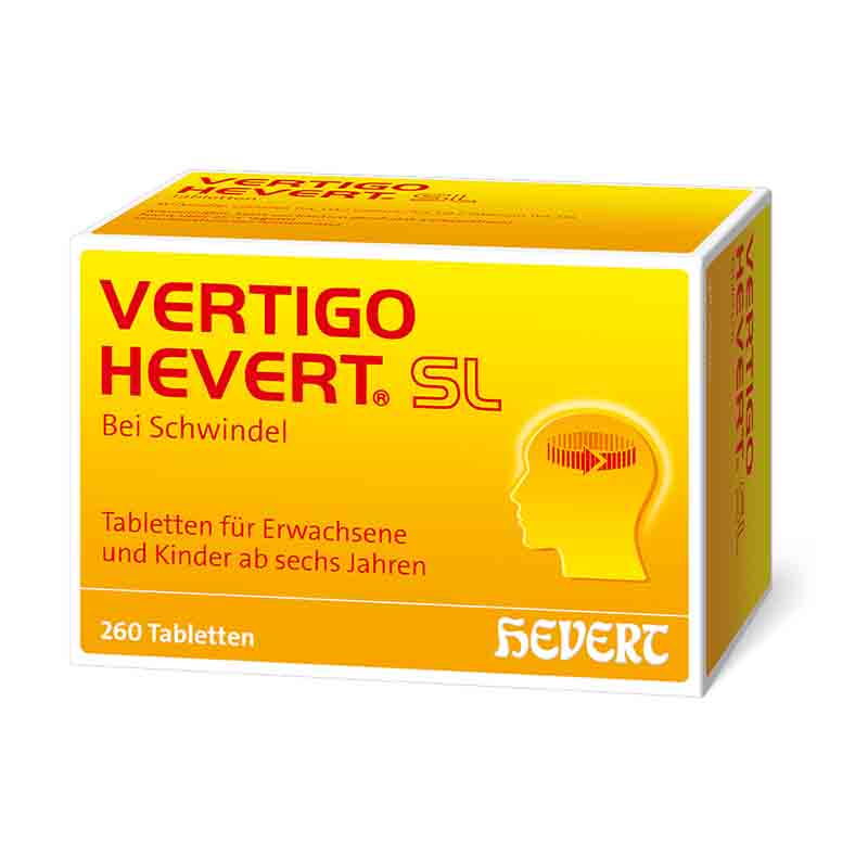 VERTIGO HEVERT SL Bei Schwindel 260 St Tabletten