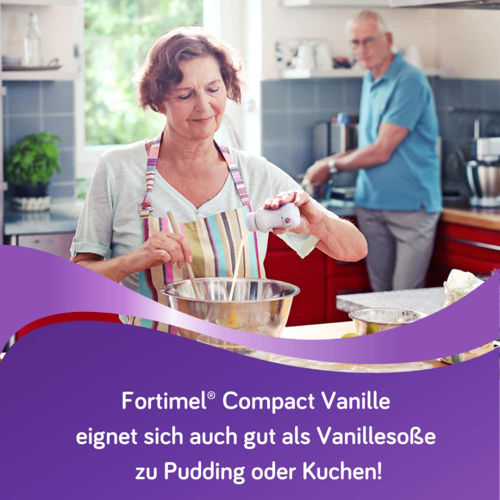 Fortimel Compact 2.4 Trinknahrung Vanille 4X125 ml Flüssigkeit