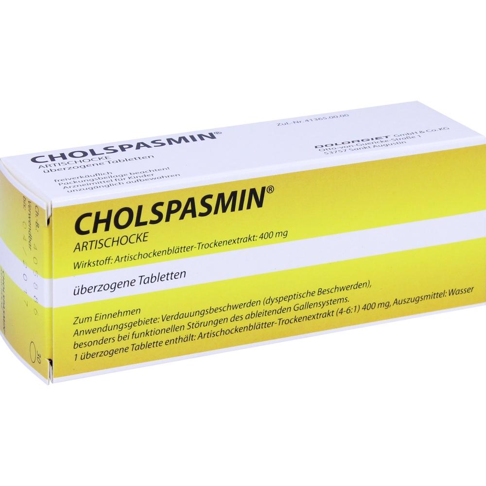 Cholspasmin Artischocke 30 St Überzogene Tabletten