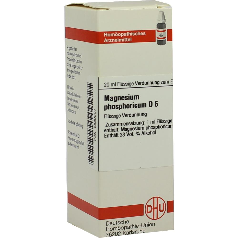 MAGNESIUM PHOSPHORICUM D 6 Dilution 20 ml Dilution