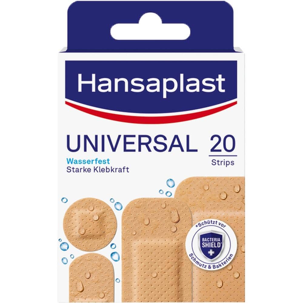 Hansaplast UNIVERSAL 20 Strips 20 St Pflaster