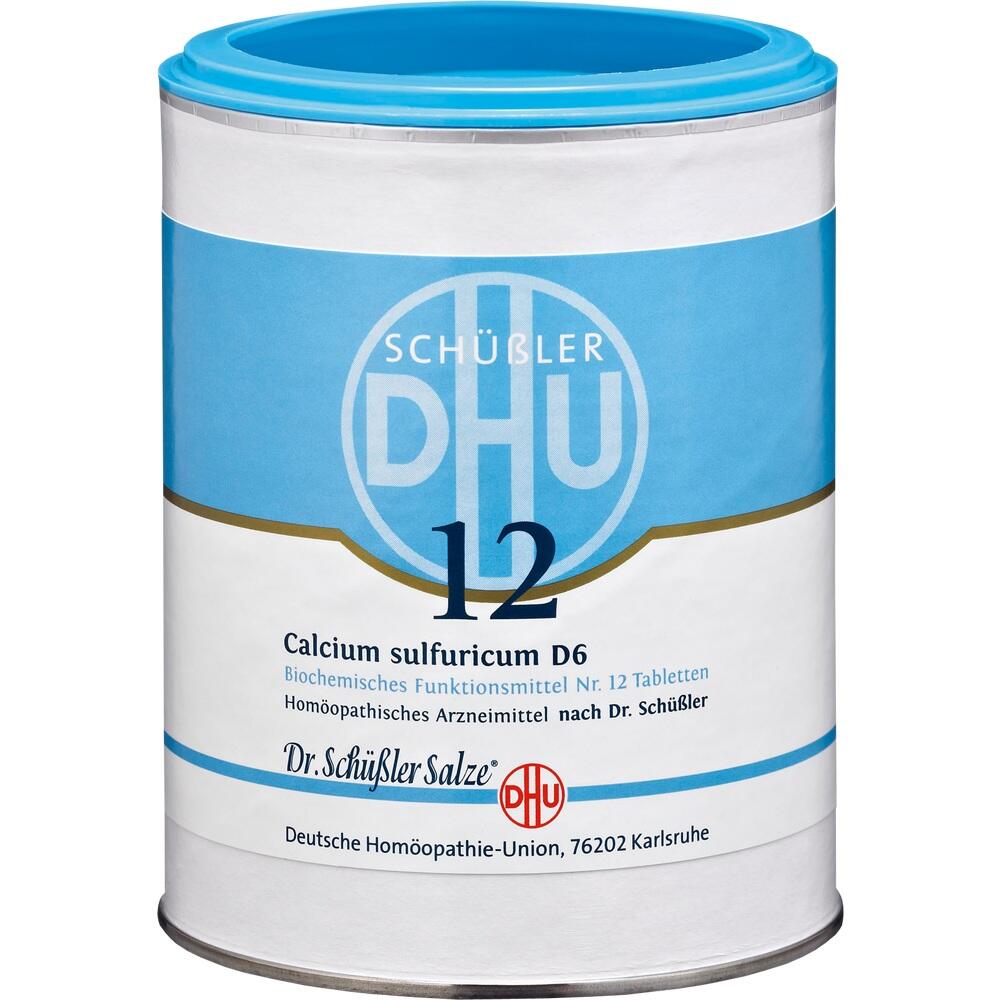 BIOCHEMIE DHU 12 Calcium sulfuricum D 6 Tabletten 1000 St Tabletten