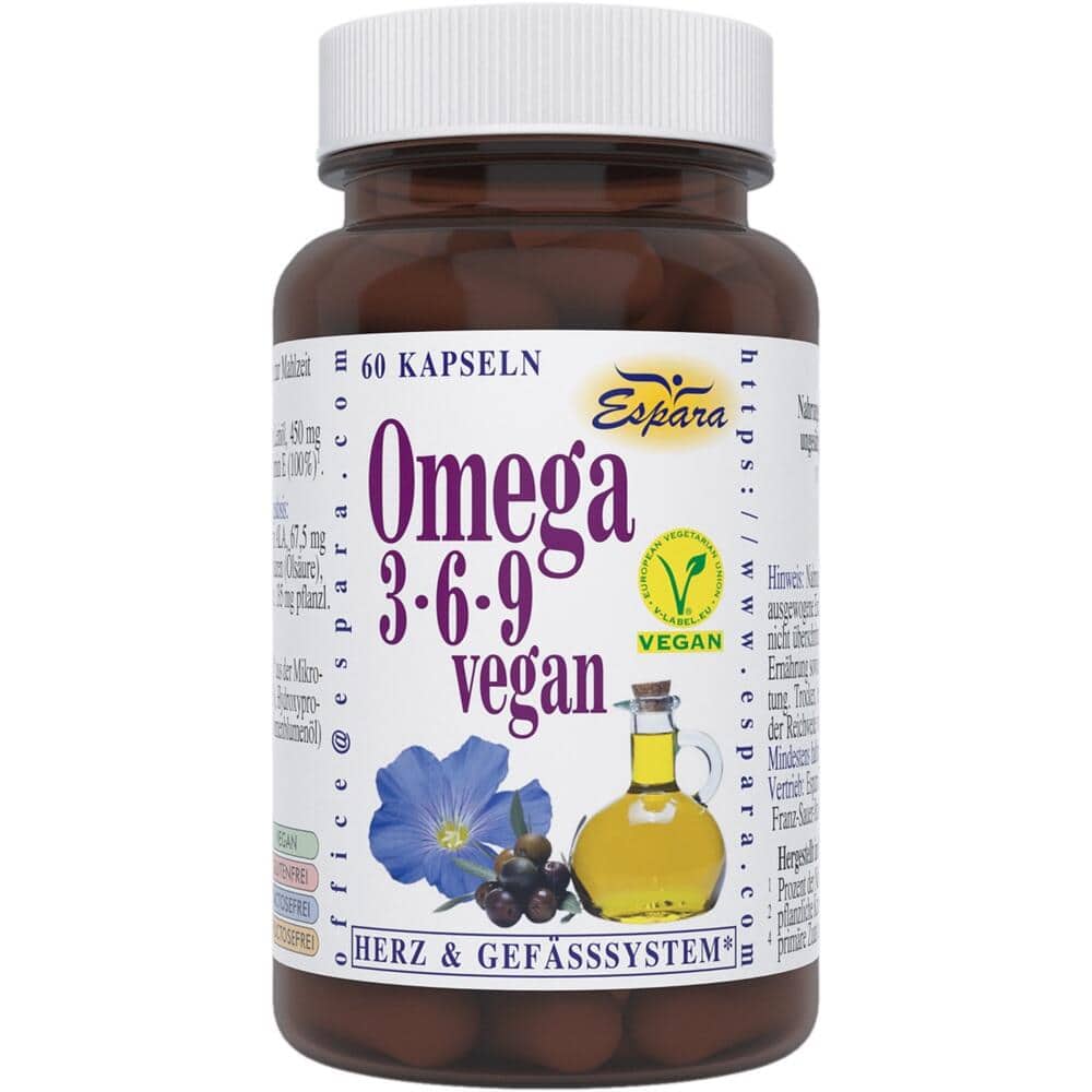 Espara Omega 3-6-9 vegan 60 St Kapseln