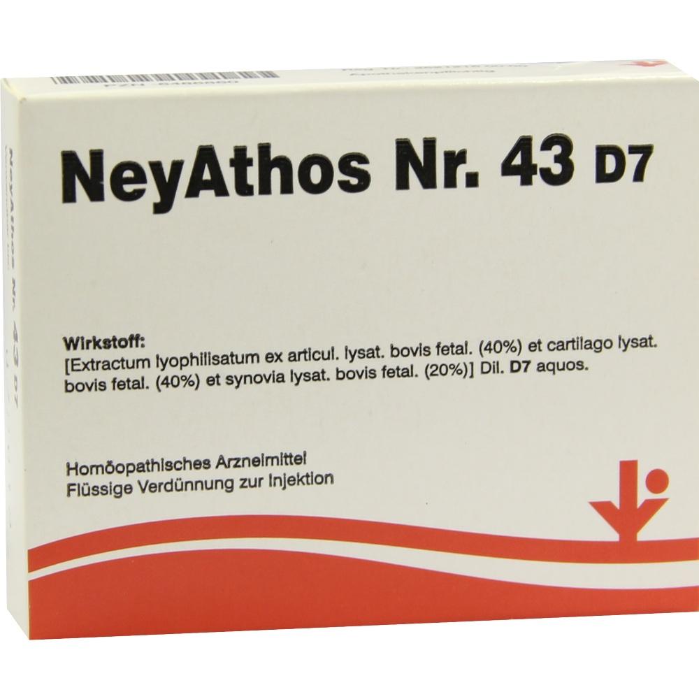 NEYATHOS Nr.43 D 7 Ampullen 5X2 ml Ampullen