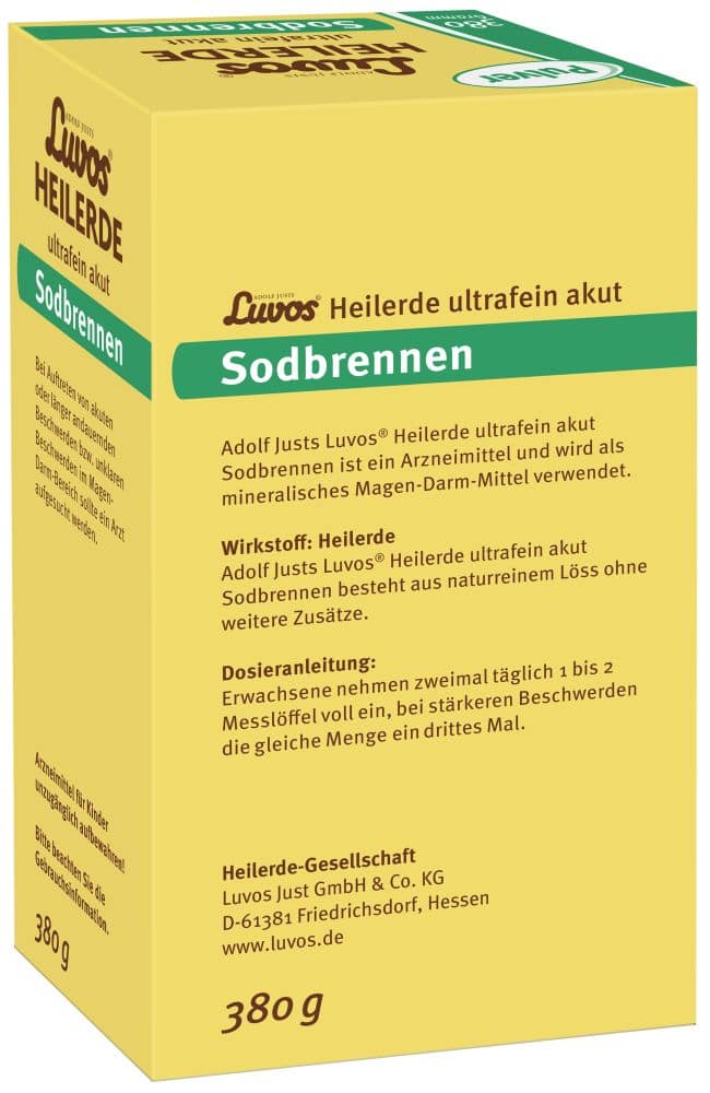 Luvos HEILERDE ultrafein akut Sodbrennen 380 g Pulver