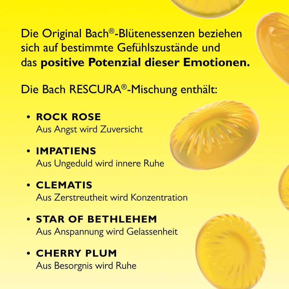Bach RESCURA PASTILLEN Apfel-Minze 50 g Pastillen